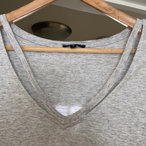 Grey V- Neck - Picture 2 of 2